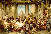 Thomas Couture The Romans of the Decadence USA oil painting artist